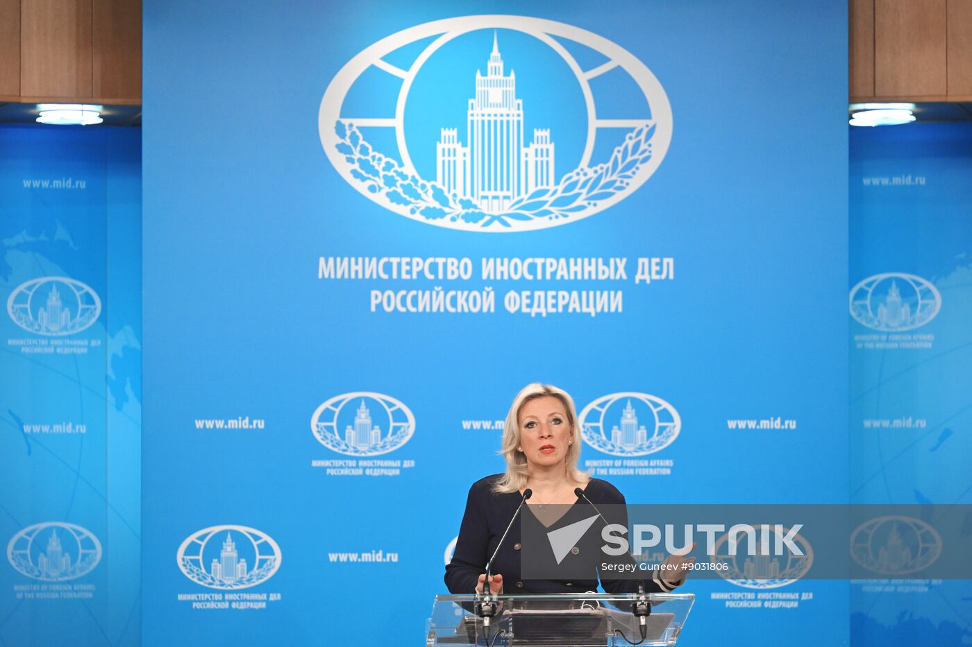 Russia Zakharova Briefing