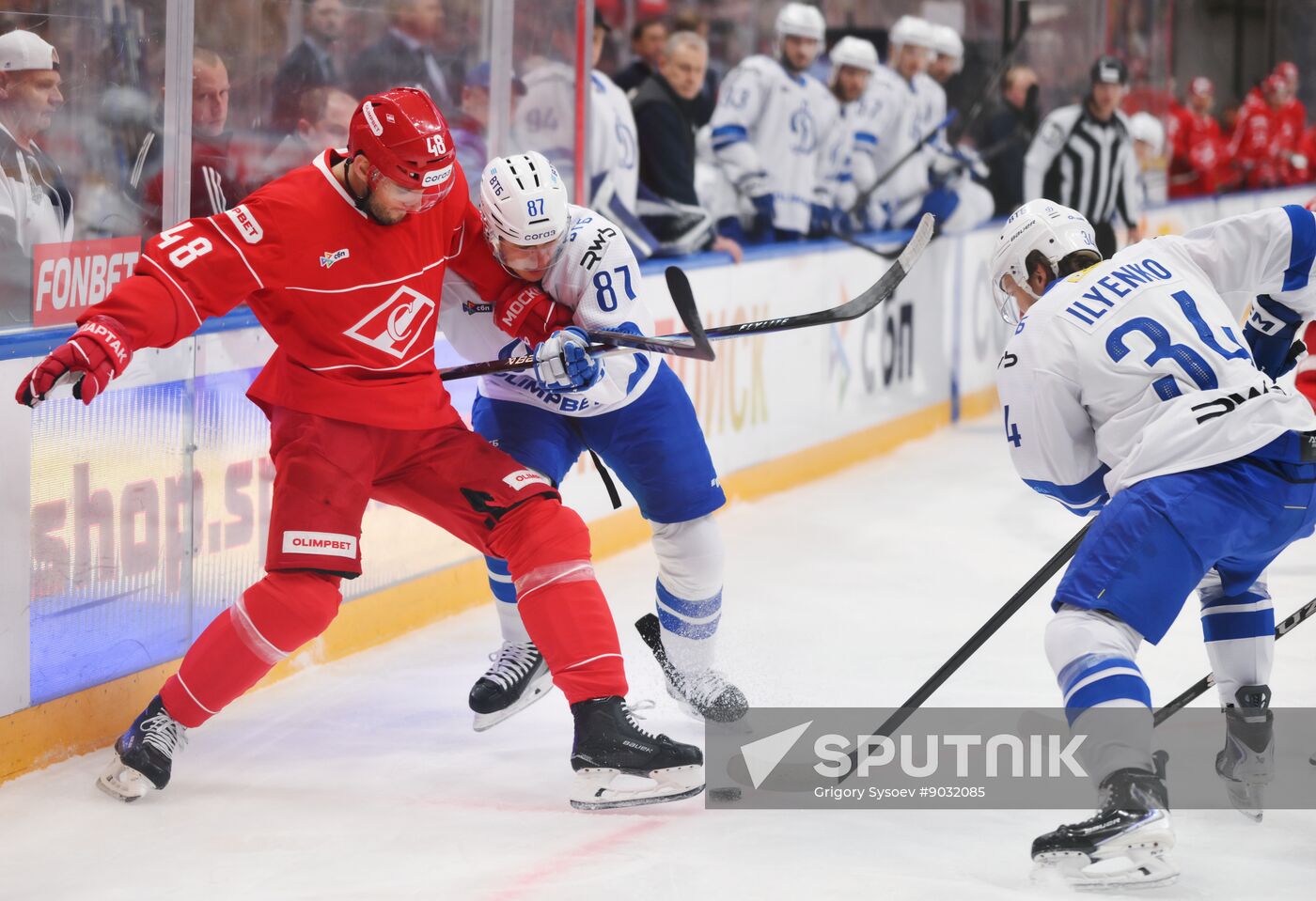 Russia Ice Hockey Kontinental League Spartak - Dynamo