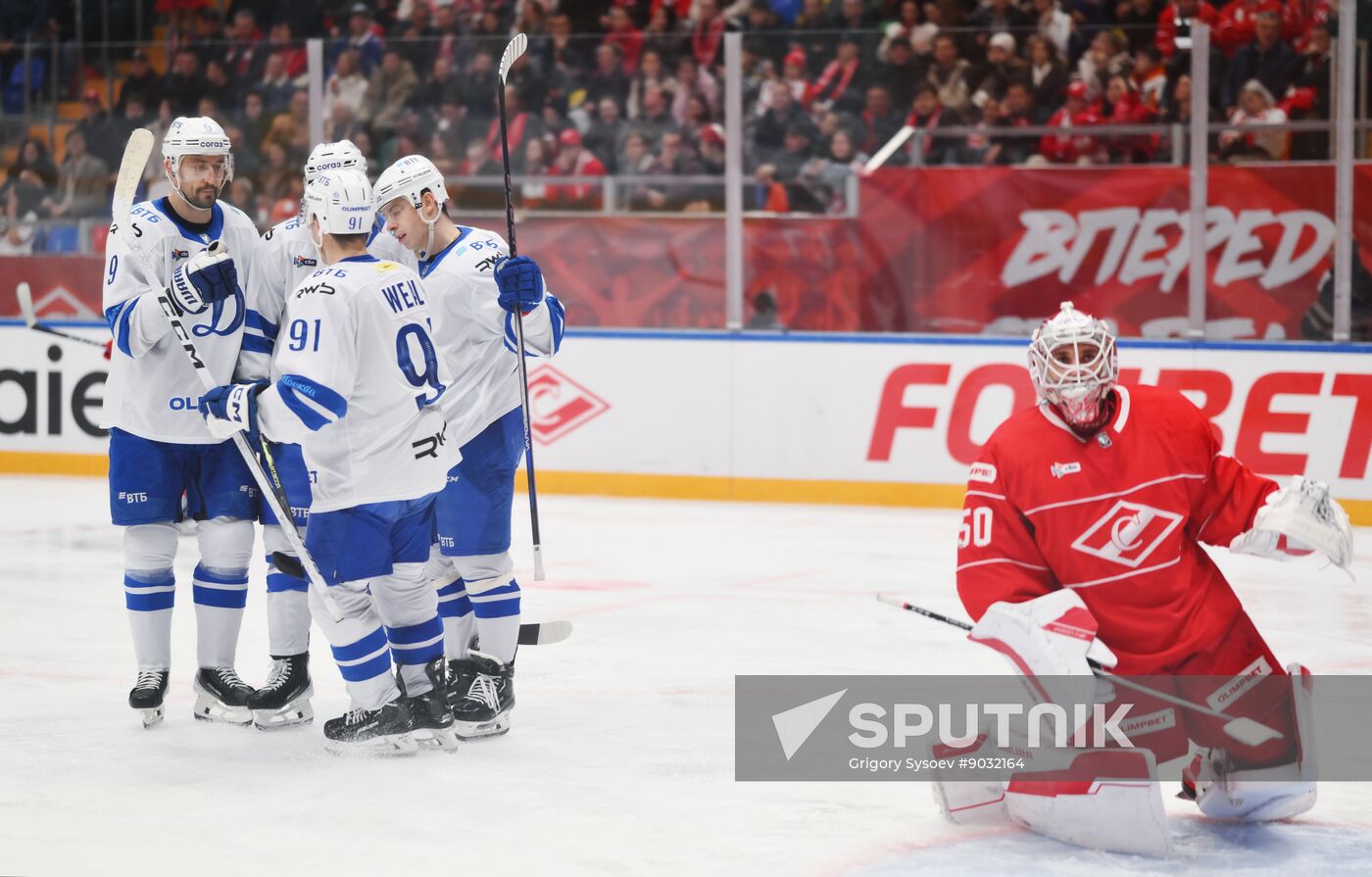 Russia Ice Hockey Kontinental League Spartak - Dynamo