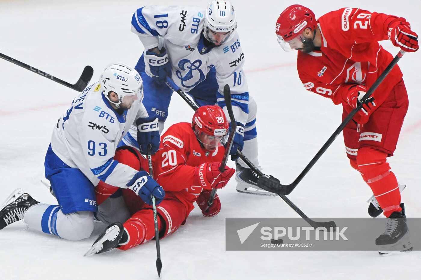Russia Ice Hockey Kontinental League Spartak - Dynamo