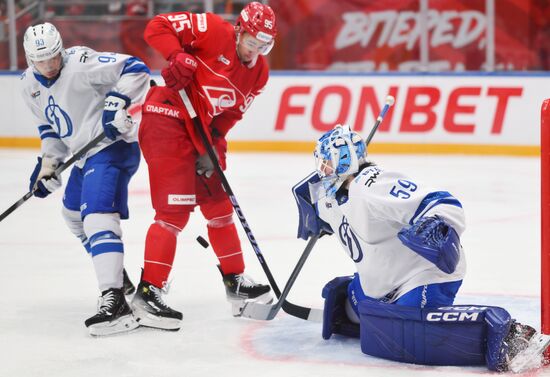 Russia Ice Hockey Kontinental League Spartak - Dynamo