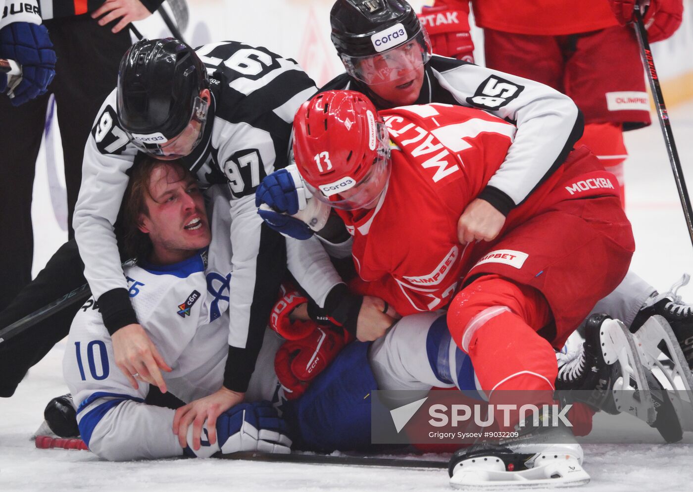 Russia Ice Hockey Kontinental League Spartak - Dynamo