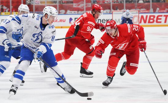 Russia Ice Hockey Kontinental League Spartak - Dynamo