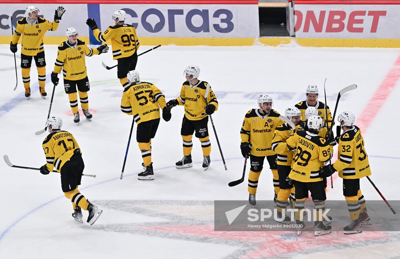 Russia Ice Hockey Kontinental League Avangard - Severstal