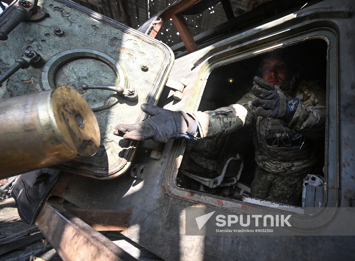 Russia Ukraine Military Operation Artillery Unit