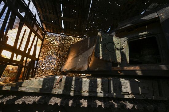 Russia Ukraine Military Operation Artillery Unit