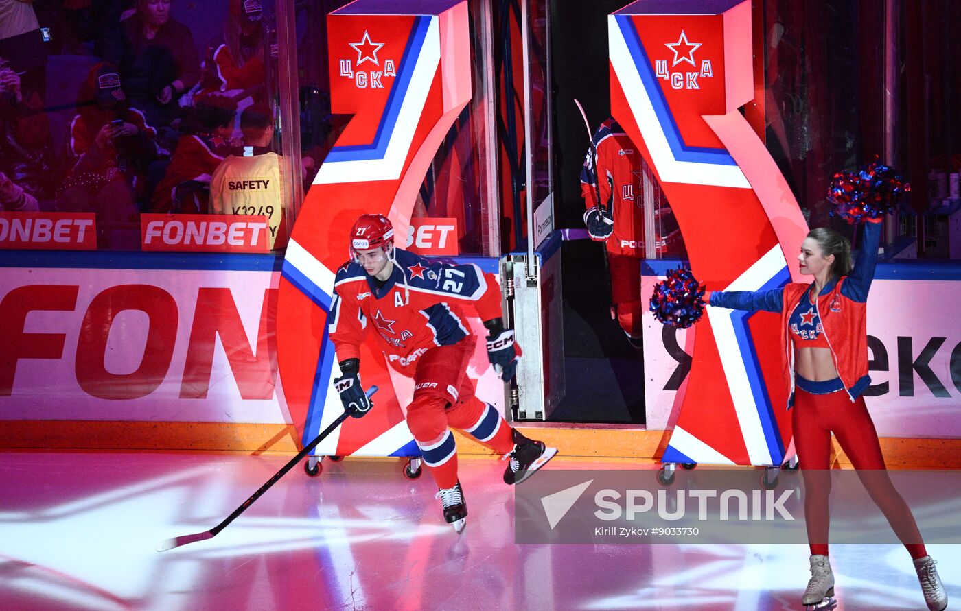 Russia Ice Hockey Kontinental League CSKA - Amur