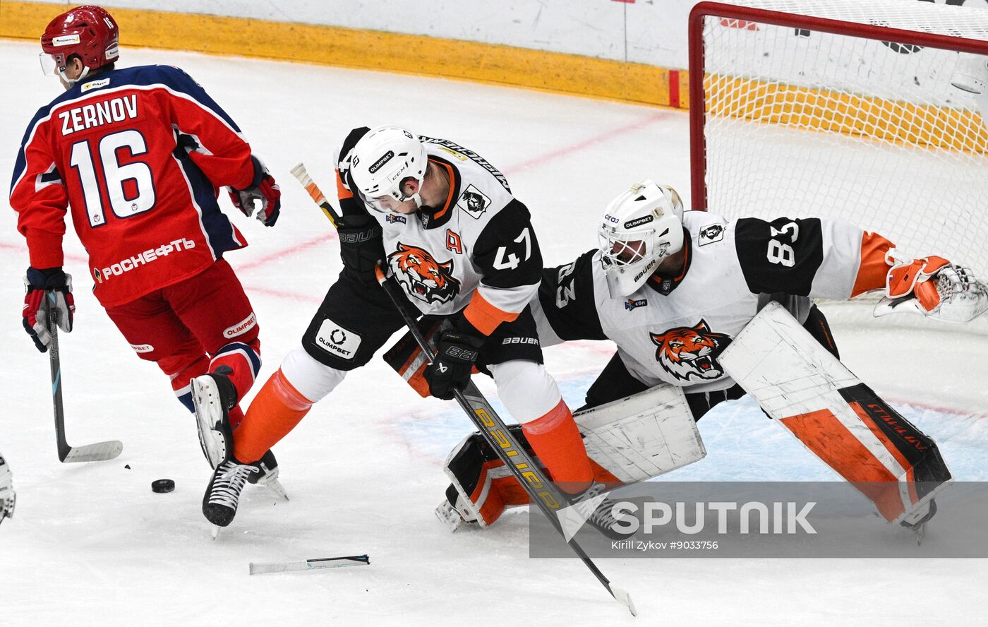 Russia Ice Hockey Kontinental League CSKA - Amur