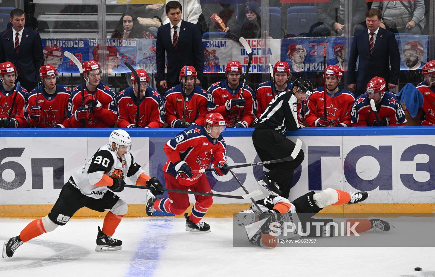 Russia Ice Hockey Kontinental League CSKA - Amur
