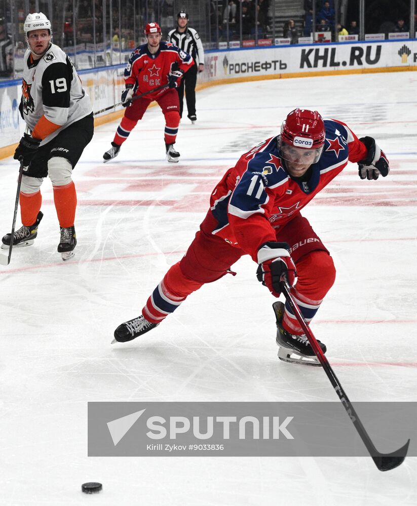 Russia Ice Hockey Kontinental League CSKA - Amur