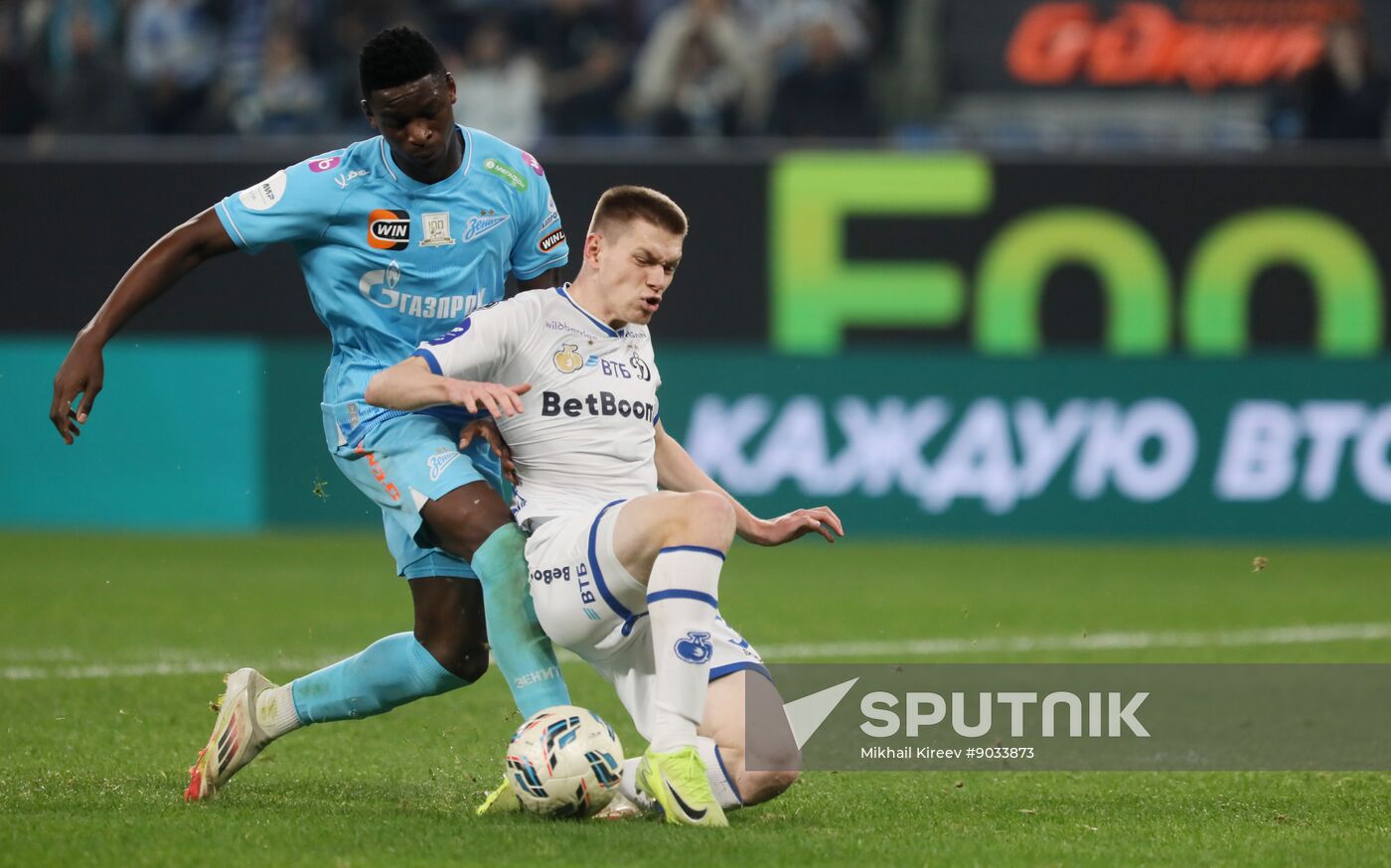 Russia Soccer Premier-League Zenit - Dynamo