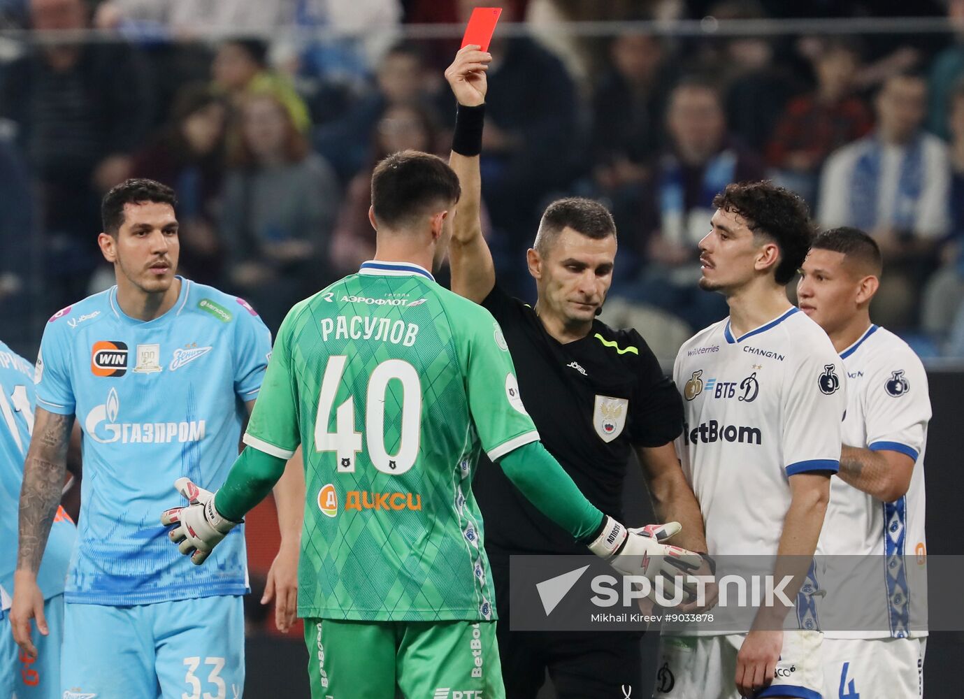 Russia Soccer Premier-League Zenit - Dynamo