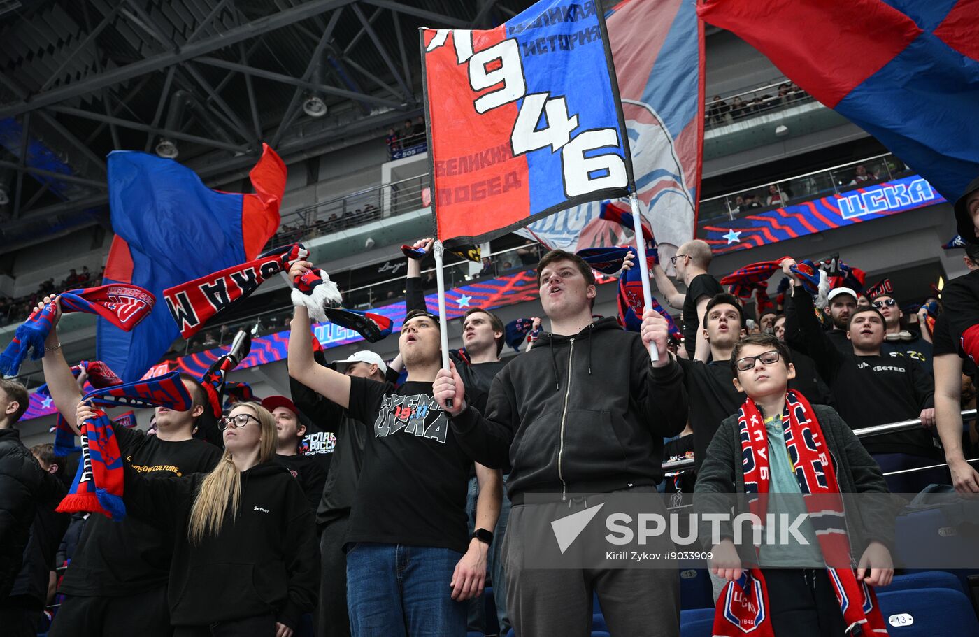 Russia Ice Hockey Kontinental League CSKA - Amur