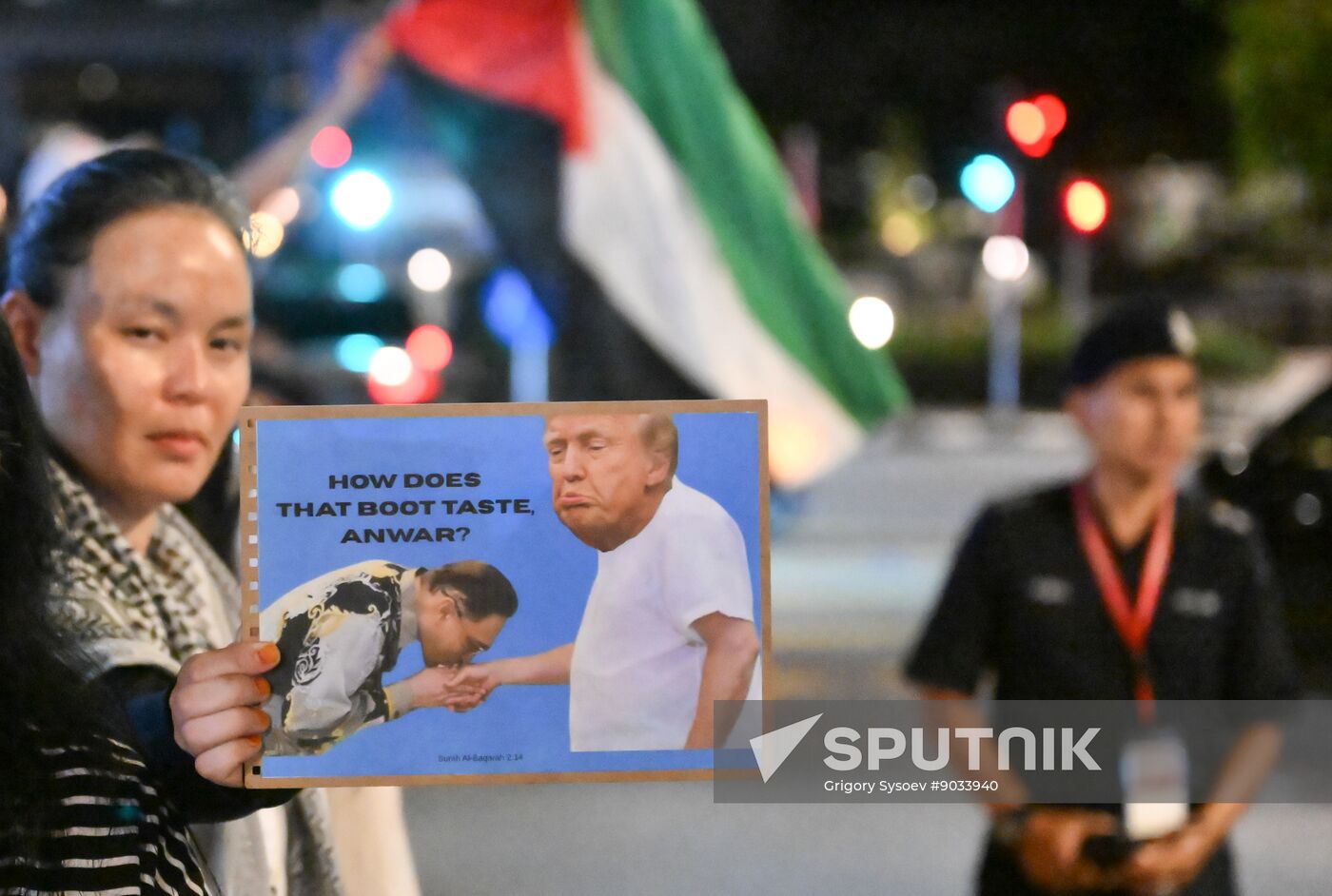 Malaysia US Trump Protests