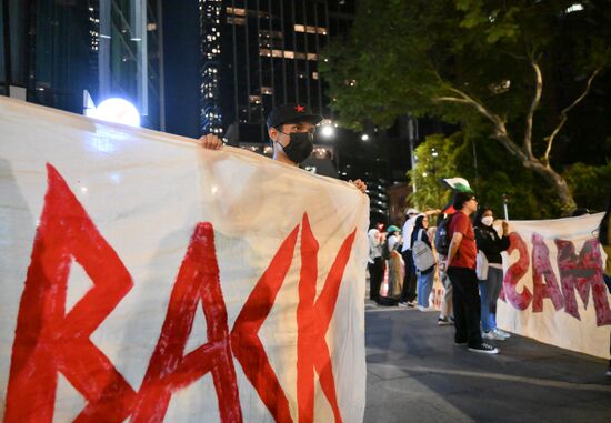 Malaysia US Trump Protests