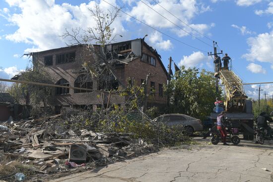 Russia Ukraine Military Operation Shelling