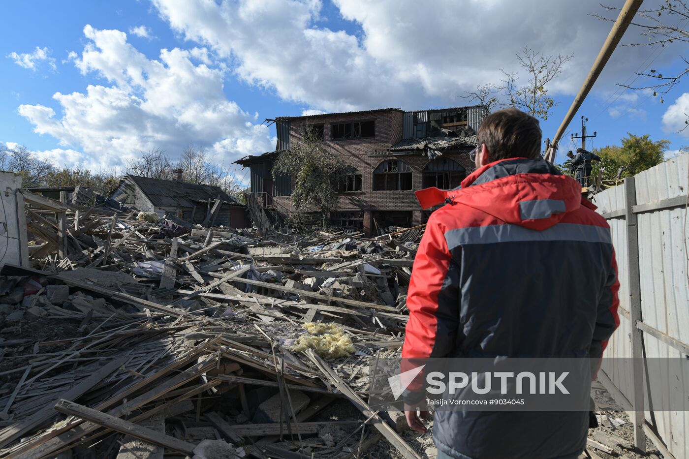 Russia Ukraine Military Operation Shelling