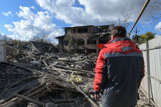 Russia Ukraine Military Operation Shelling