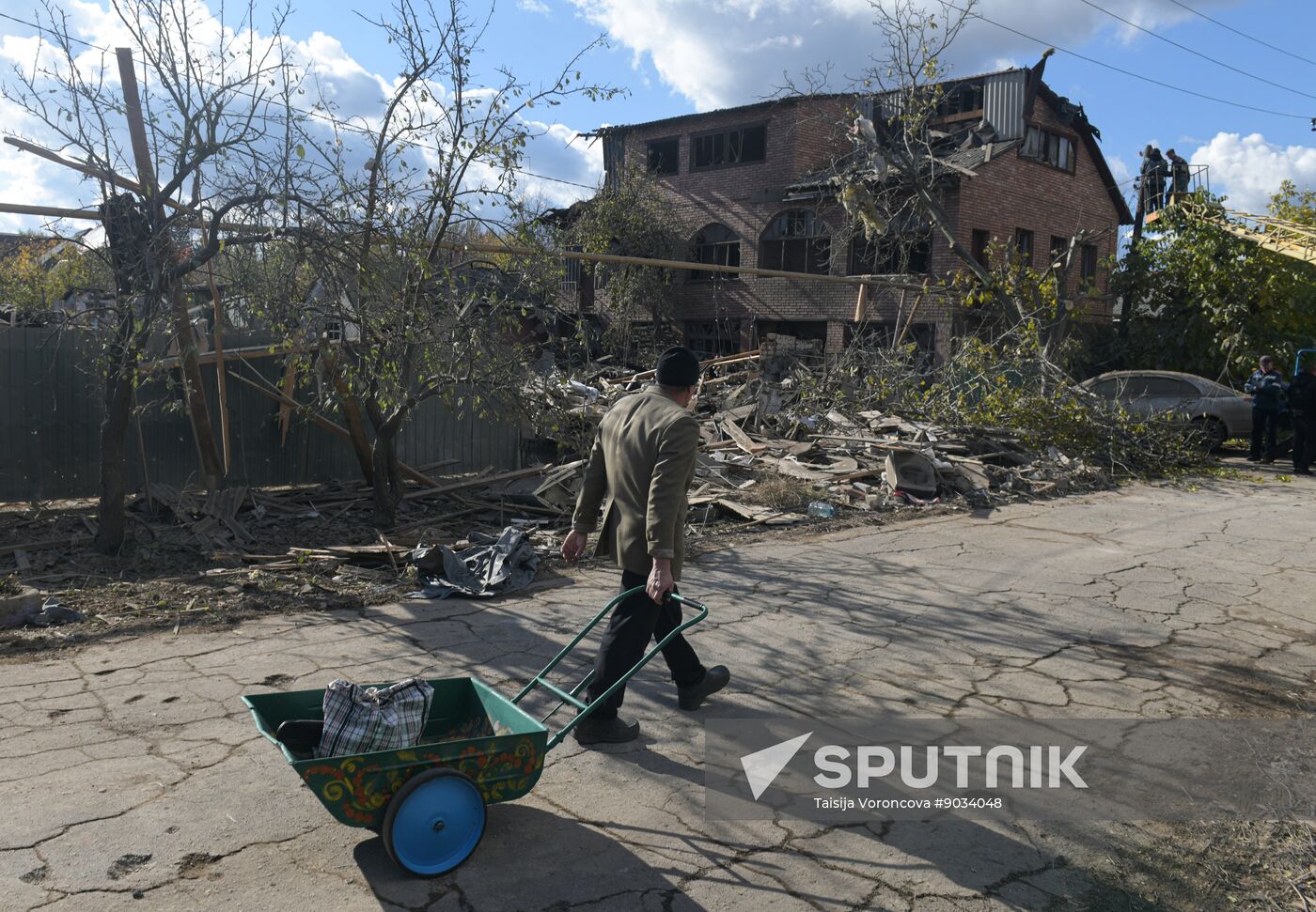 Russia Ukraine Military Operation Shelling