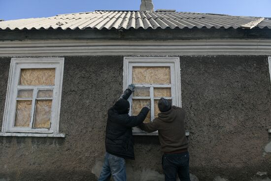 Russia Ukraine Military Operation Shelling