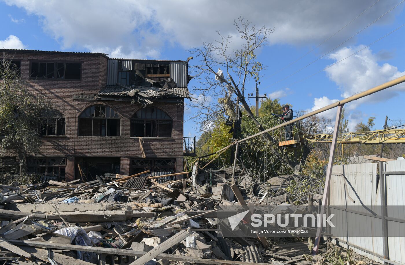 Russia Ukraine Military Operation Shelling