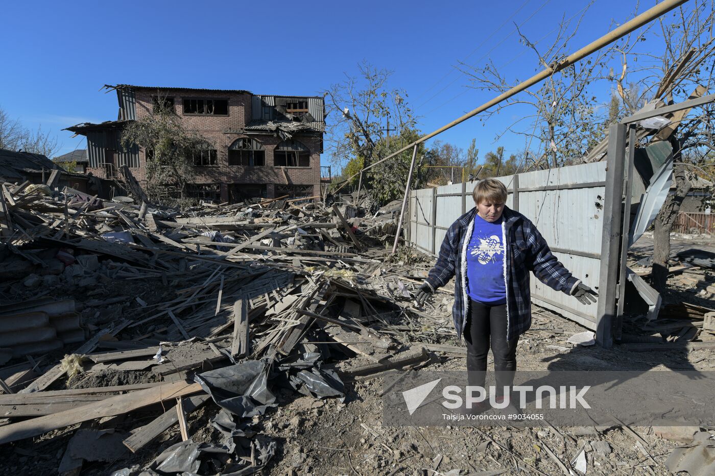 Russia Ukraine Military Operation Shelling