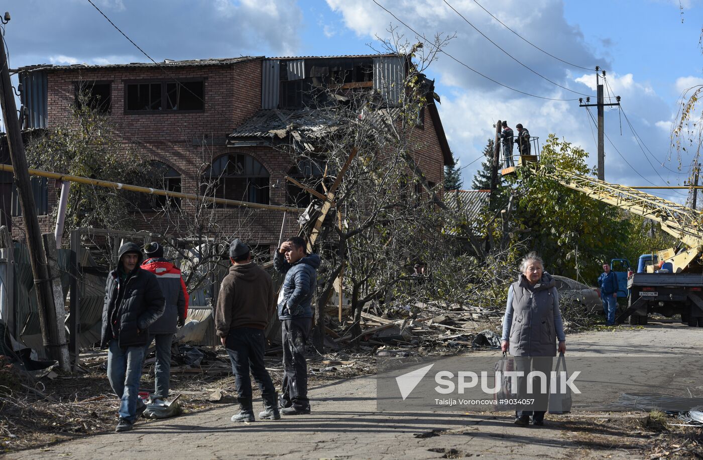 Russia Ukraine Military Operation Shelling