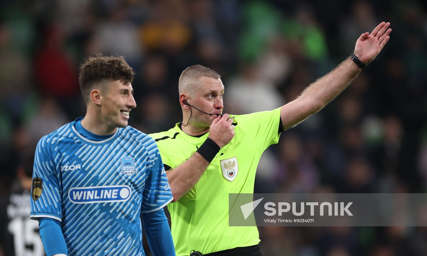 Russia Soccer Premier-League Krasnodar - Rubin