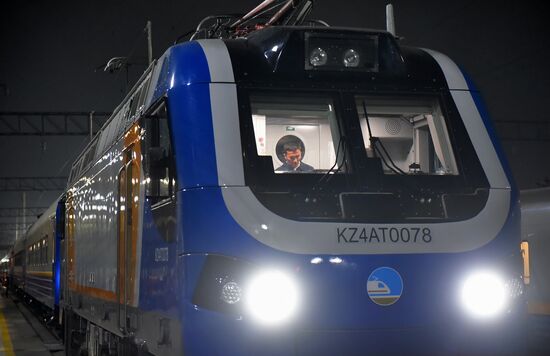 Kazakhstan Russia Railway Traffic