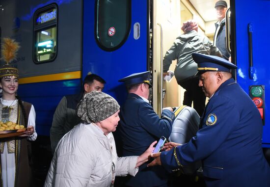 Kazakhstan Russia Railway Traffic