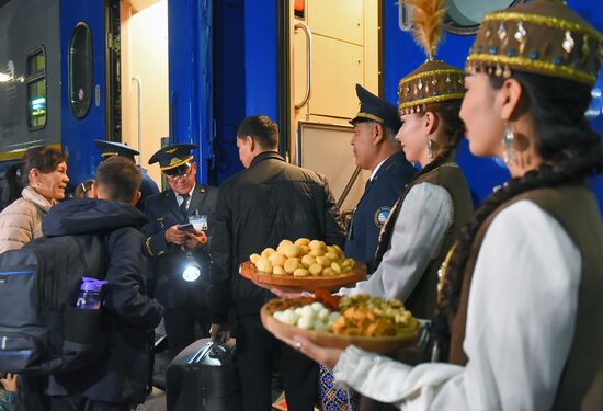 Kazakhstan Russia Railway Traffic