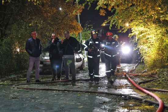 Russia Ukraine Military Operation Shelling