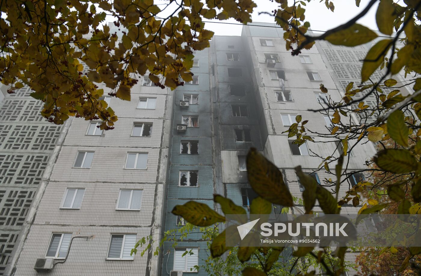 Russia Ukraine Military Operation Shelling