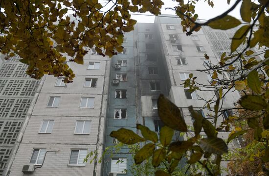 Russia Ukraine Military Operation Shelling