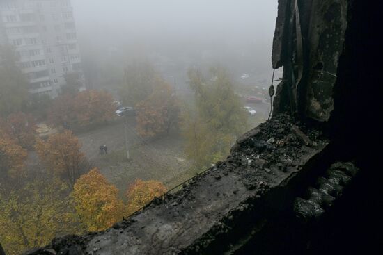 Russia Ukraine Military Operation Shelling