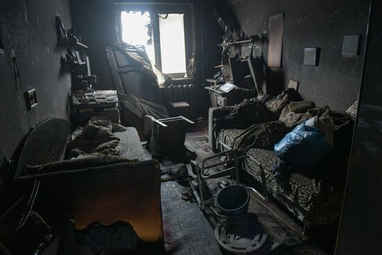 Russia Ukraine Military Operation Shelling