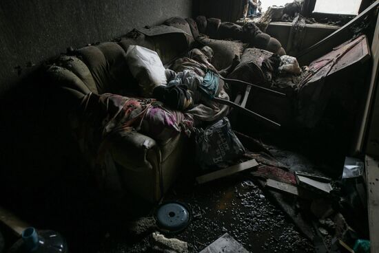 Russia Ukraine Military Operation Shelling