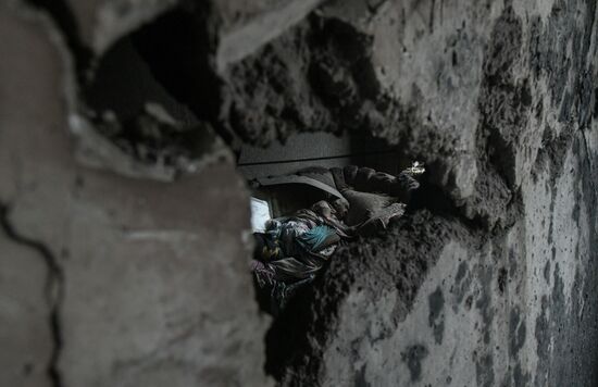 Russia Ukraine Military Operation Shelling