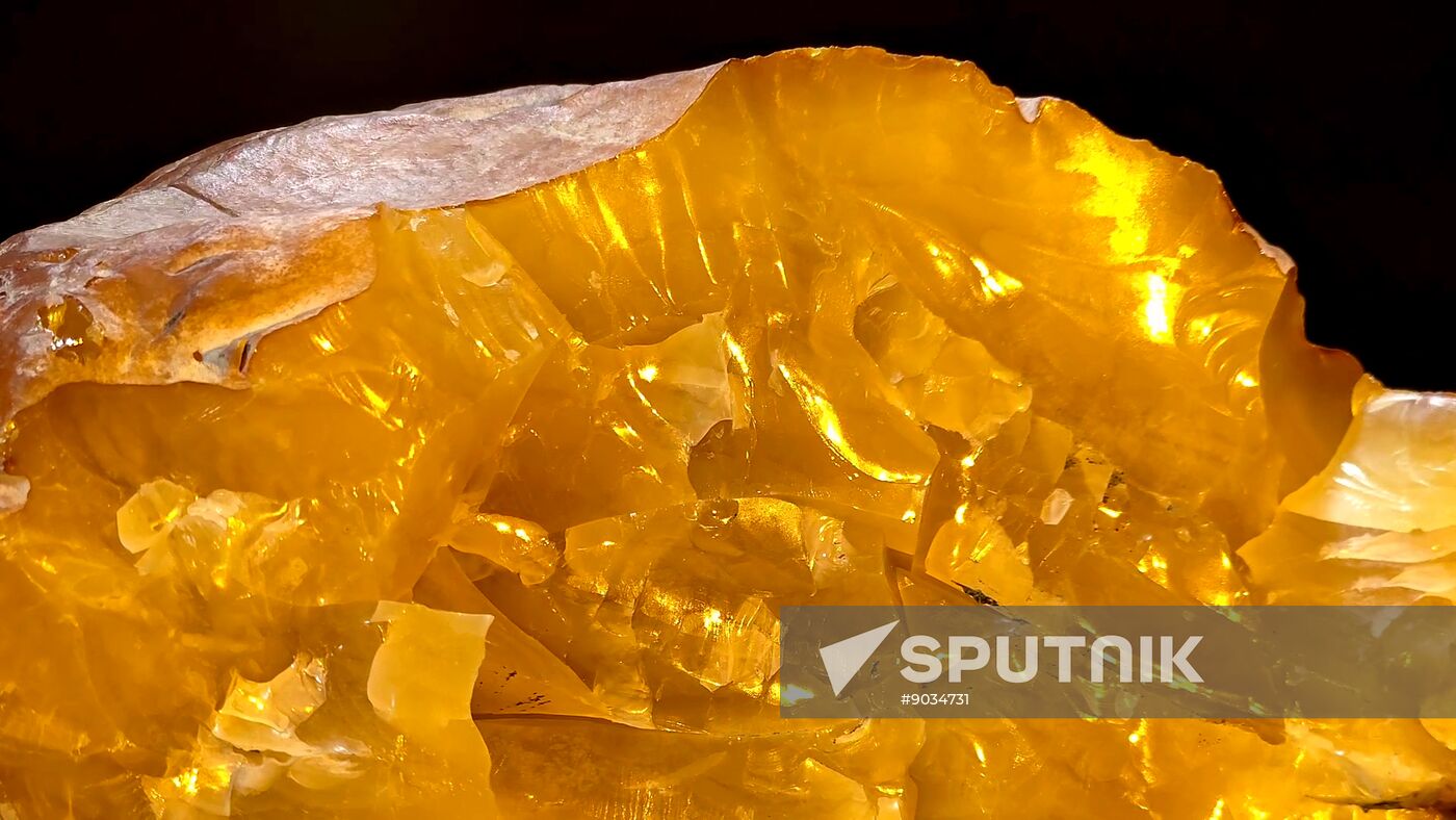 Russia Mining Industry Amber Nugget