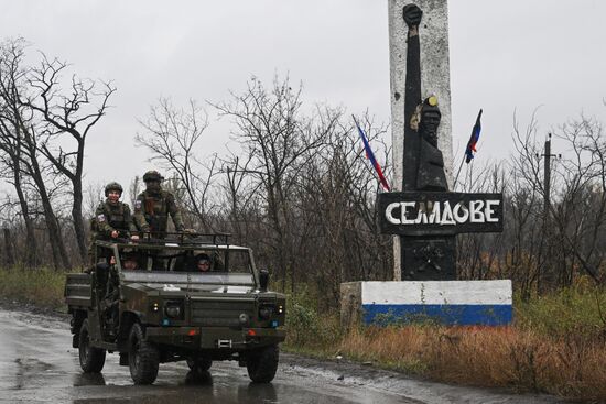 Russia Ukraine Military Operation Selidovo