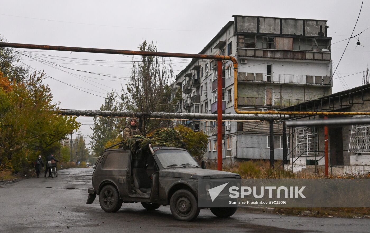 Russia Ukraine Military Operation Selidovo