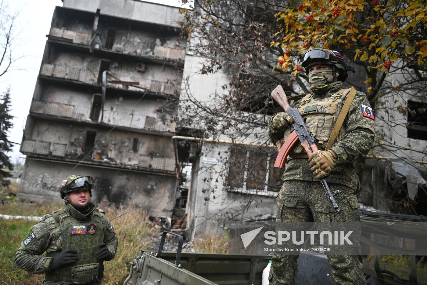 Russia Ukraine Military Operation Selidovo