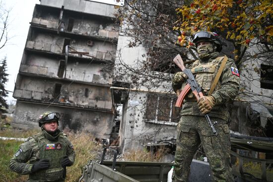 Russia Ukraine Military Operation Selidovo