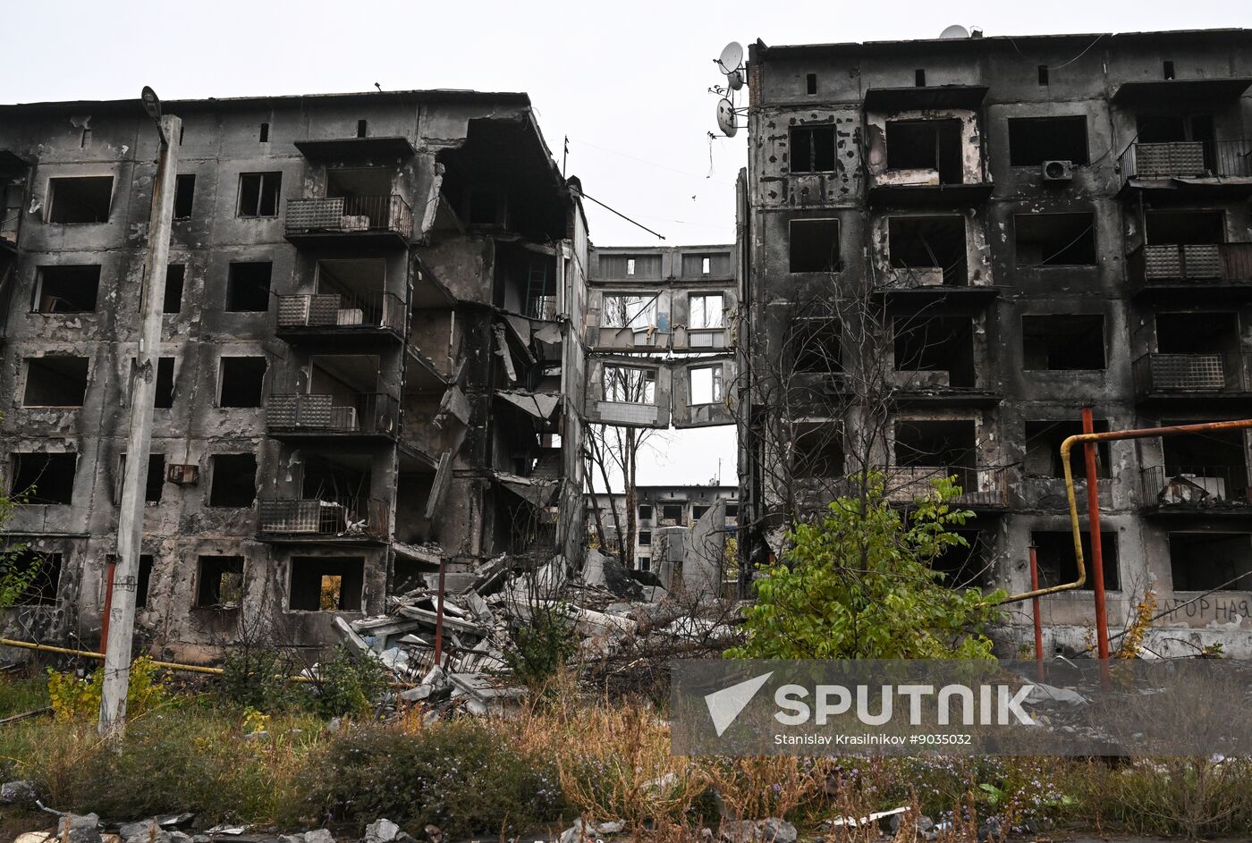 Russia Ukraine Military Operation Selidovo