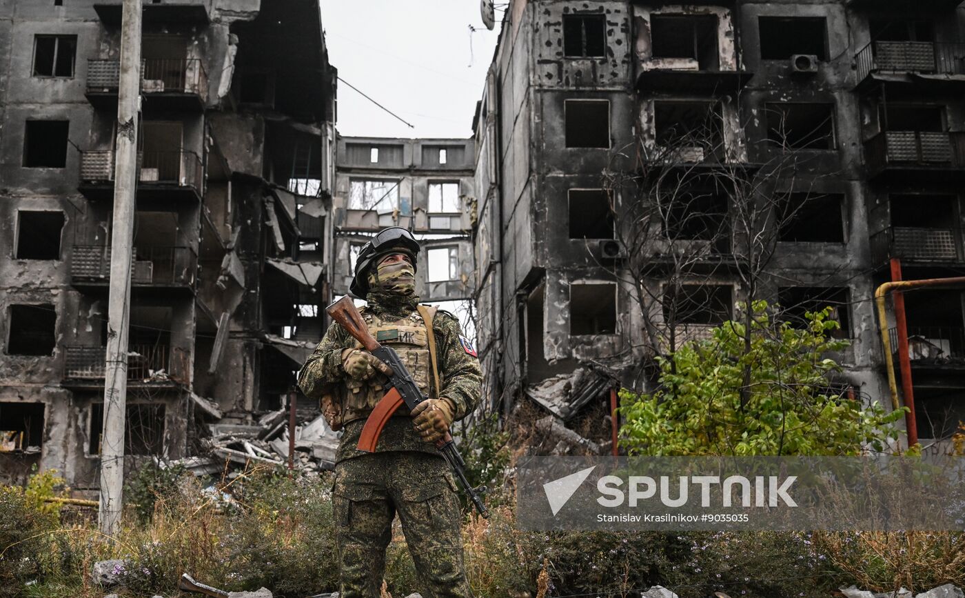 Russia Ukraine Military Operation Selidovo