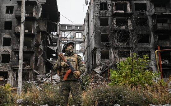 Russia Ukraine Military Operation Selidovo