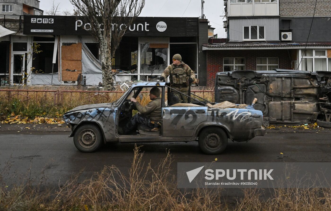 Russia Ukraine Military Operation Selidovo