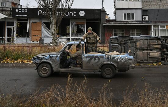 Russia Ukraine Military Operation Selidovo