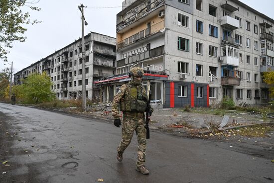 Russia Ukraine Military Operation Selidovo