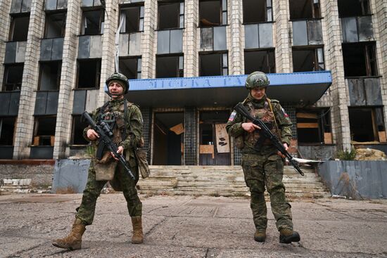 Russia Ukraine Military Operation Selidovo